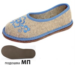 Тапочки с задником женские "Эби" (на подошве ЭВА) - фото 11879
