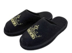 Тапочки войлочные с вышивкой "Орел" (на подошве ЭВА) - фото 14491