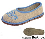 Тапочки с задником женские "Эби"